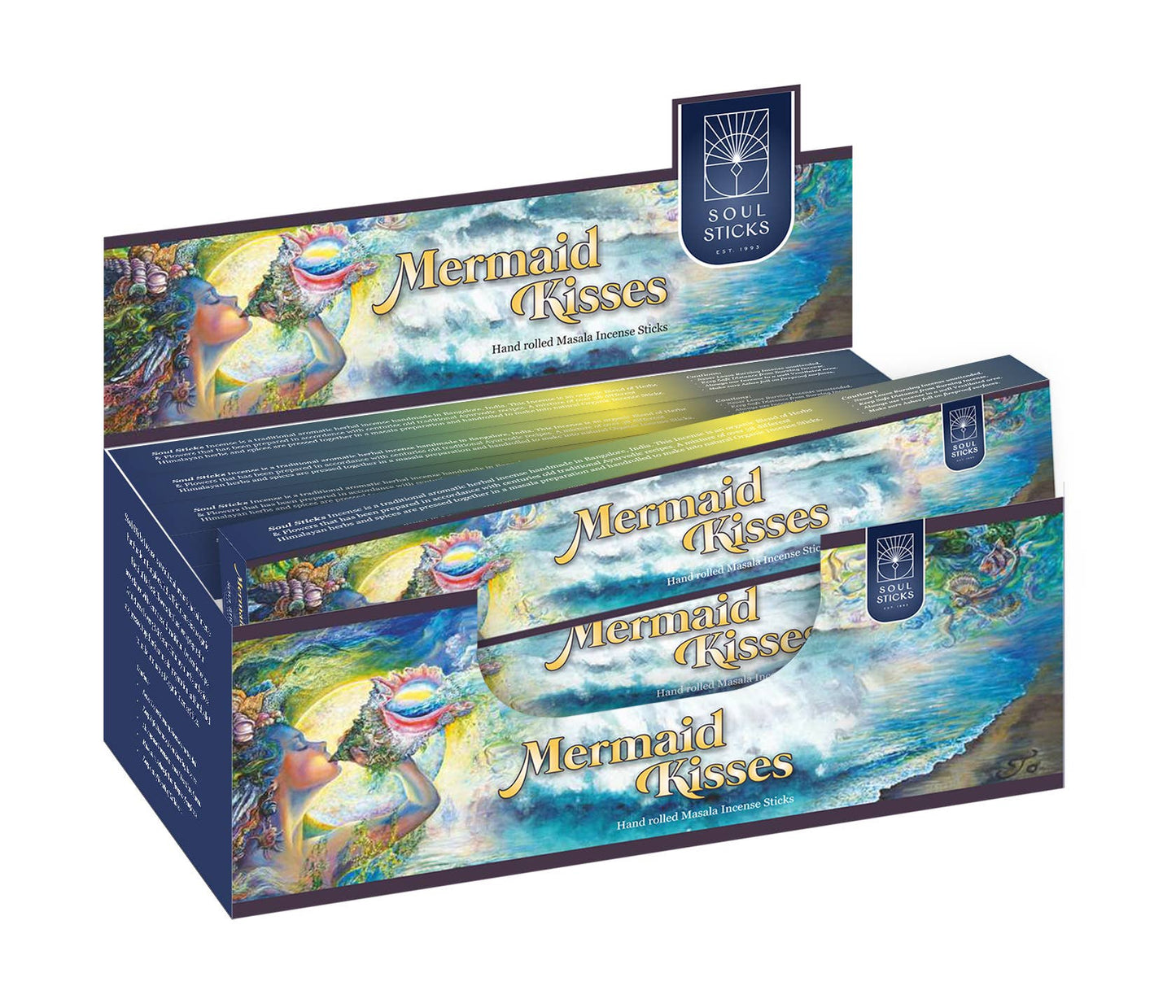 Masala Incense Sticks - Soul Sticks Mermaid Kisses (12)