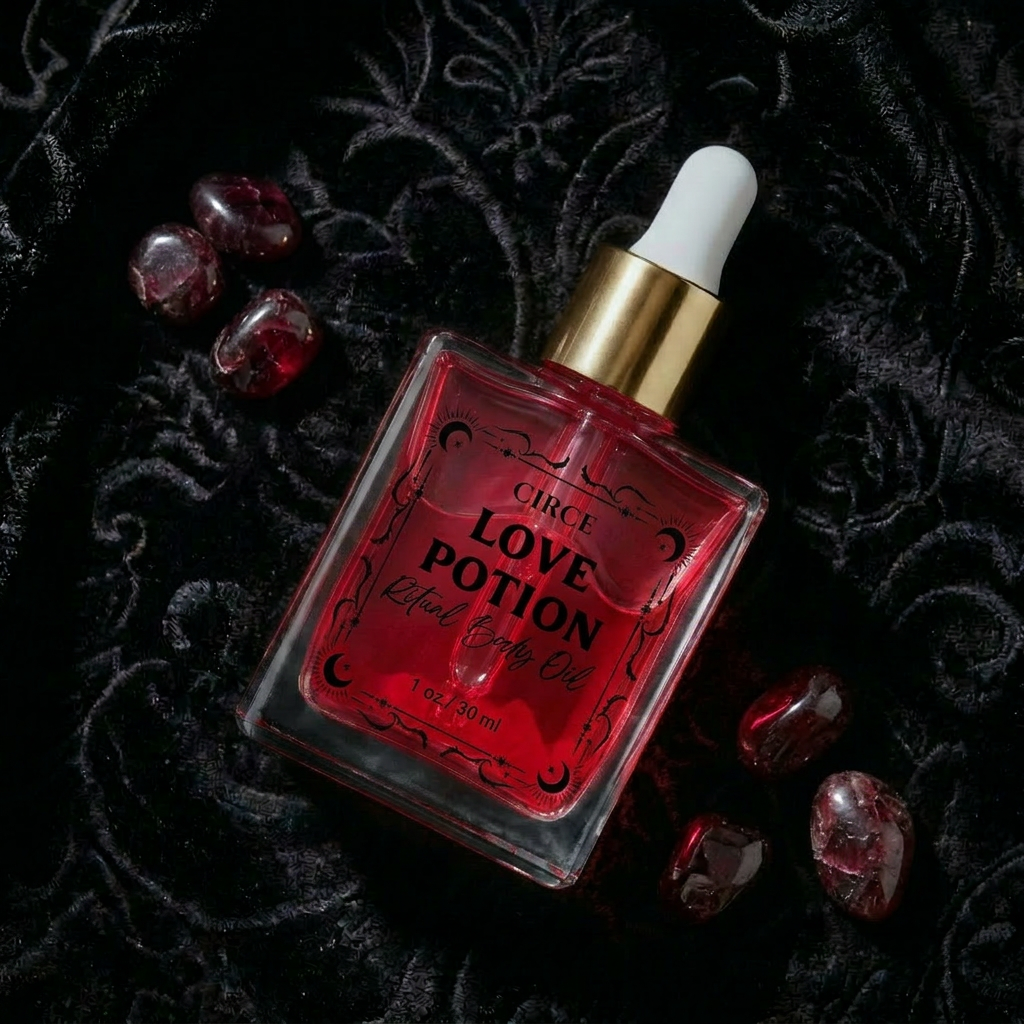 Love Potion Ritual Body Oil — Attraction & Self-Love Oil: 3.4 oz (Full Size)