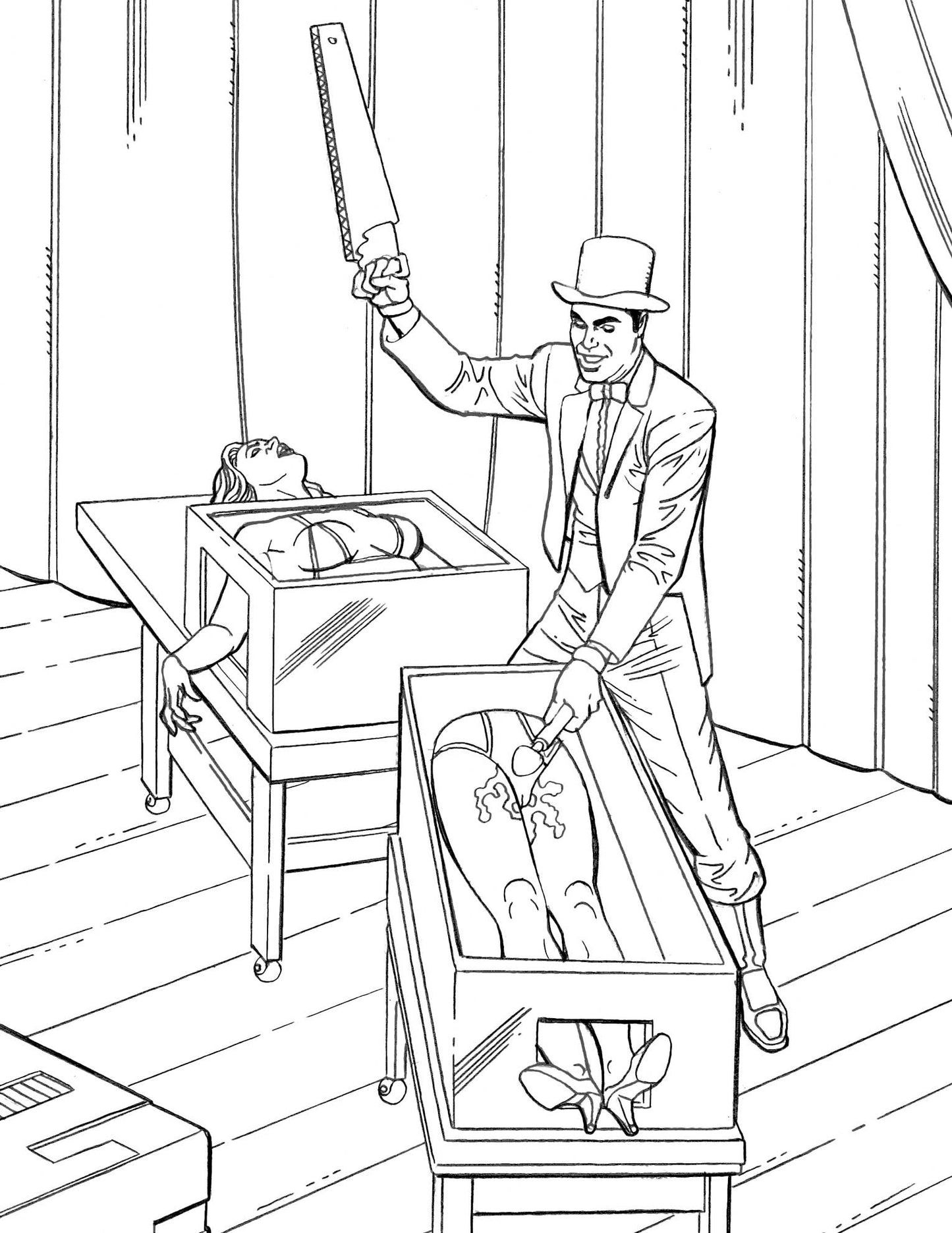 Orgasms Everywhere Coloring Book, CB-007: Purple, White
