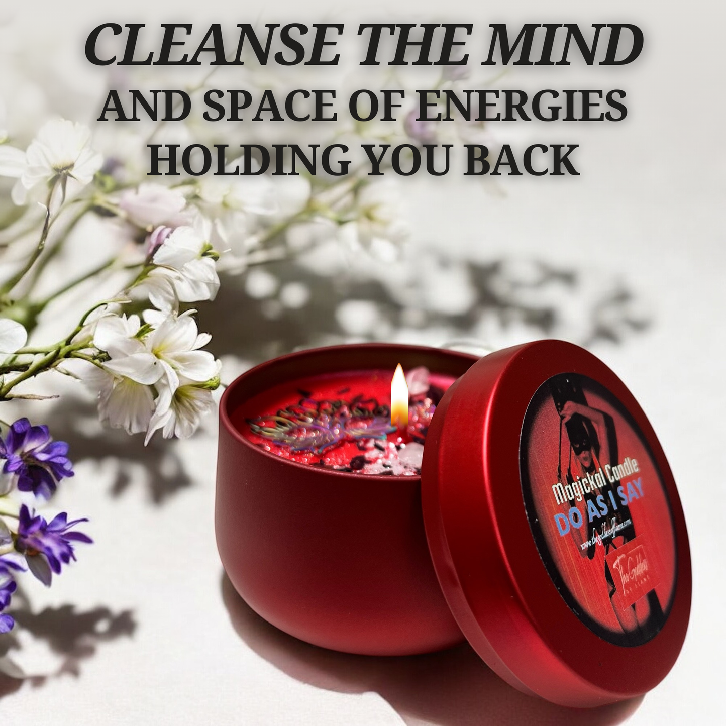 Do As I Say Love Spell Magic Candle: Red / Small 4oz