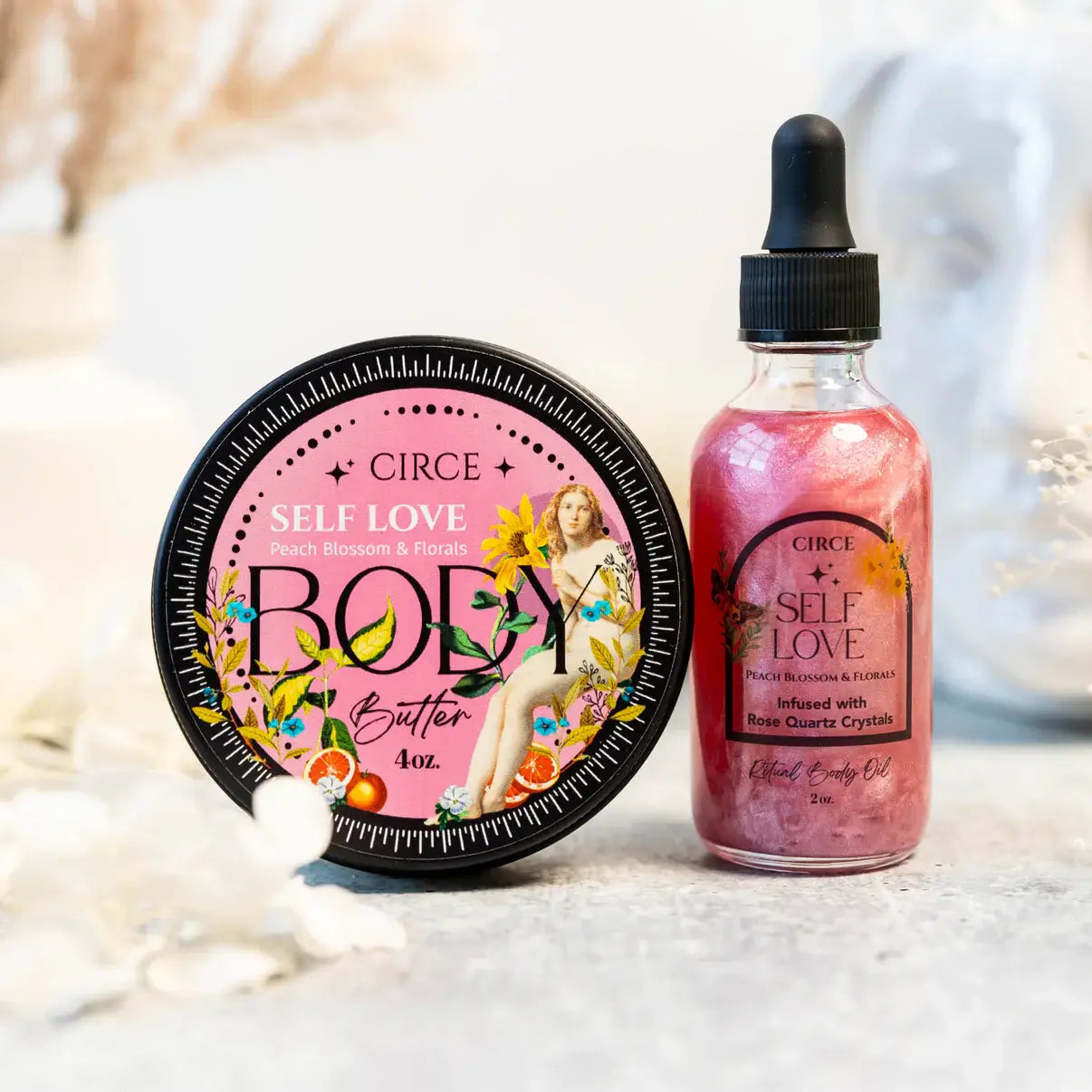 Self Love Ritual Body Oil - Peach Blossom and Florals