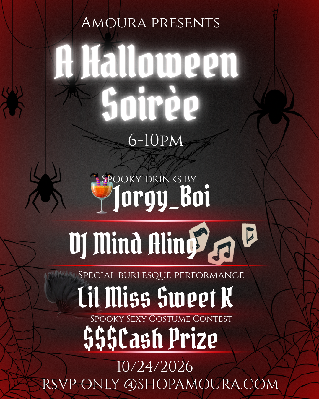 Amoura Presents: A Halloween Soiree
