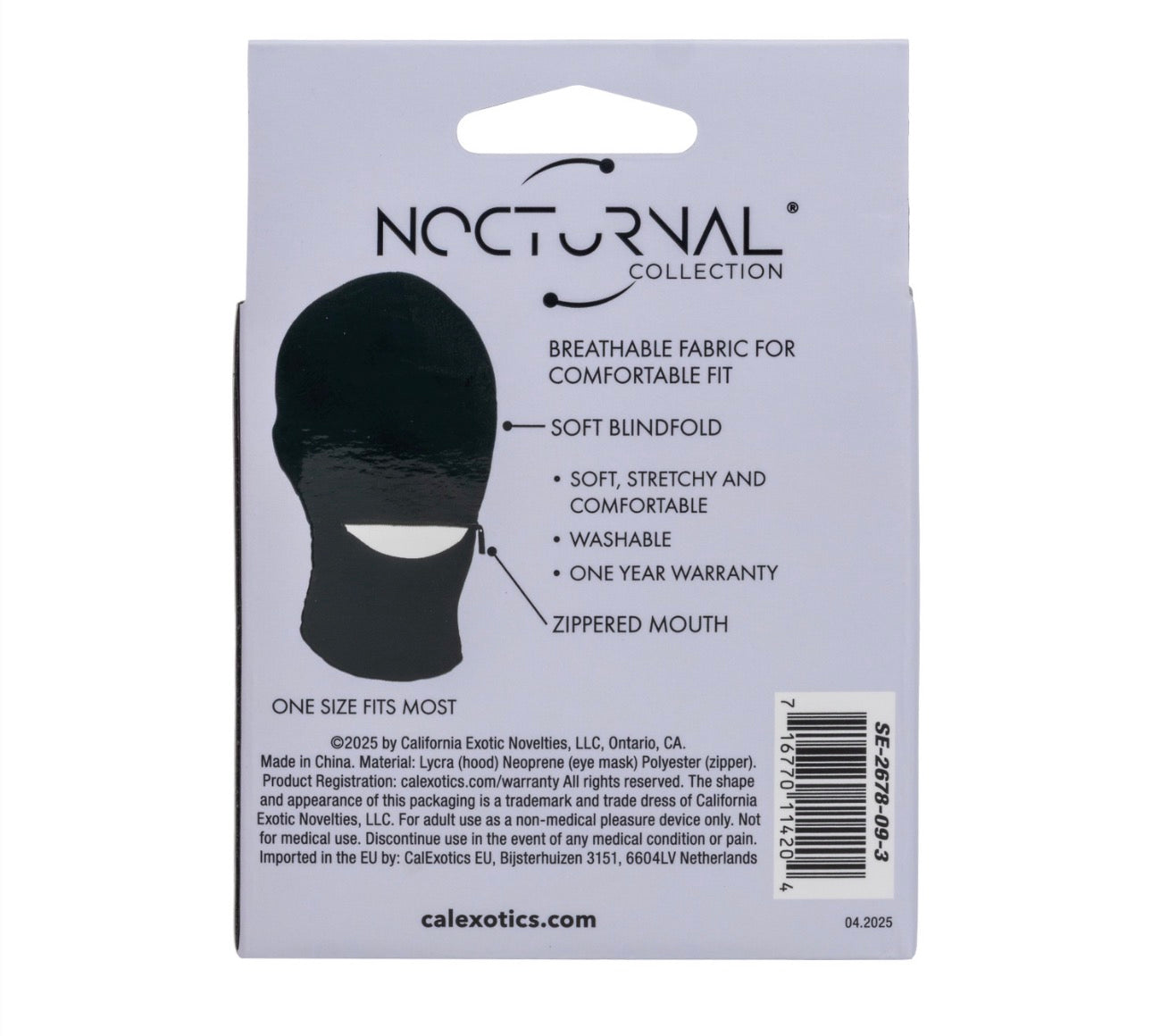Nocturnal® Collection Fetish Hood