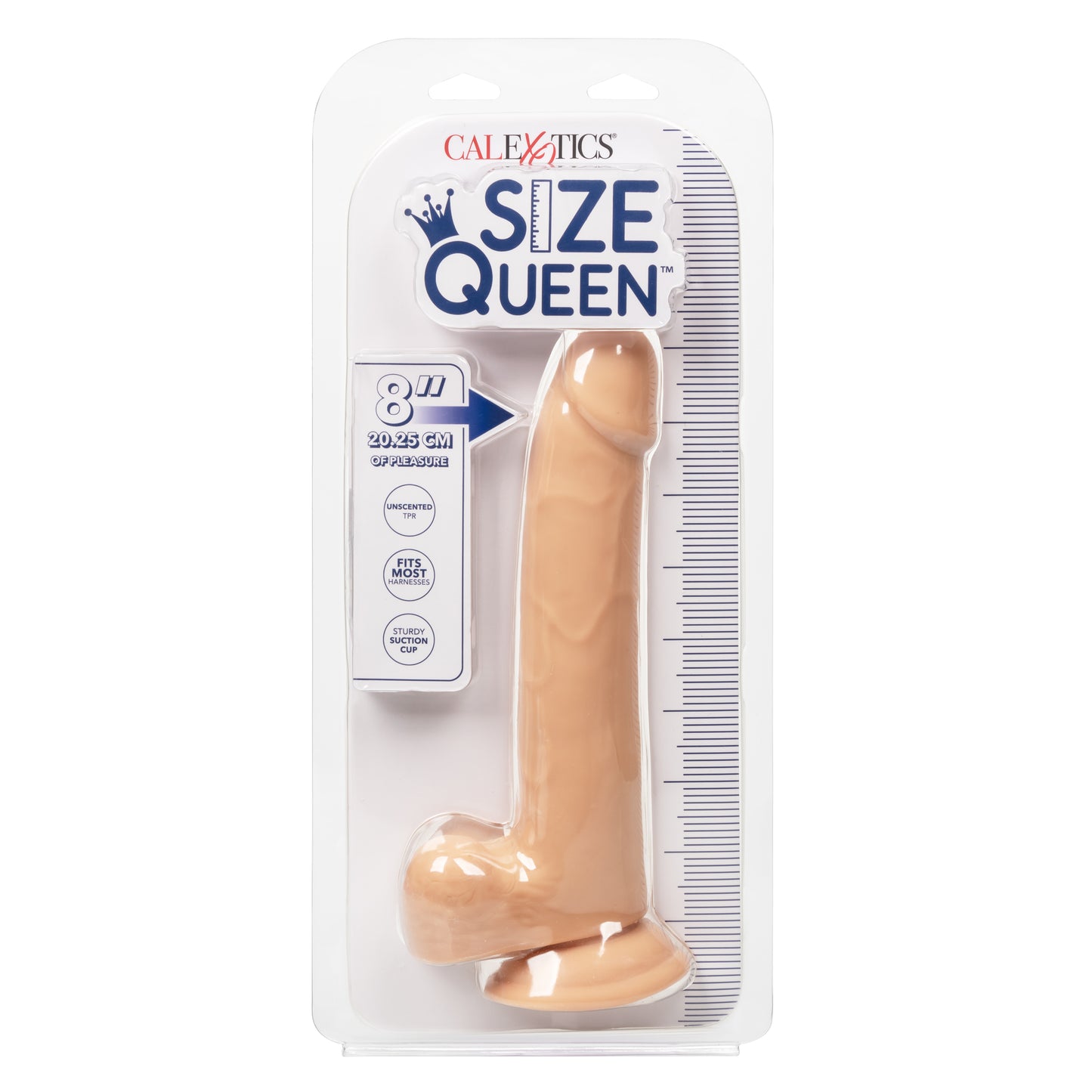 Size Queen® 8"/20.25 cm - Ivory