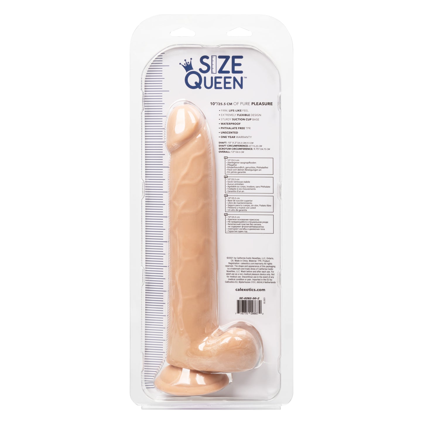 Size Queen® 10"/25.5 cm - Ivory
