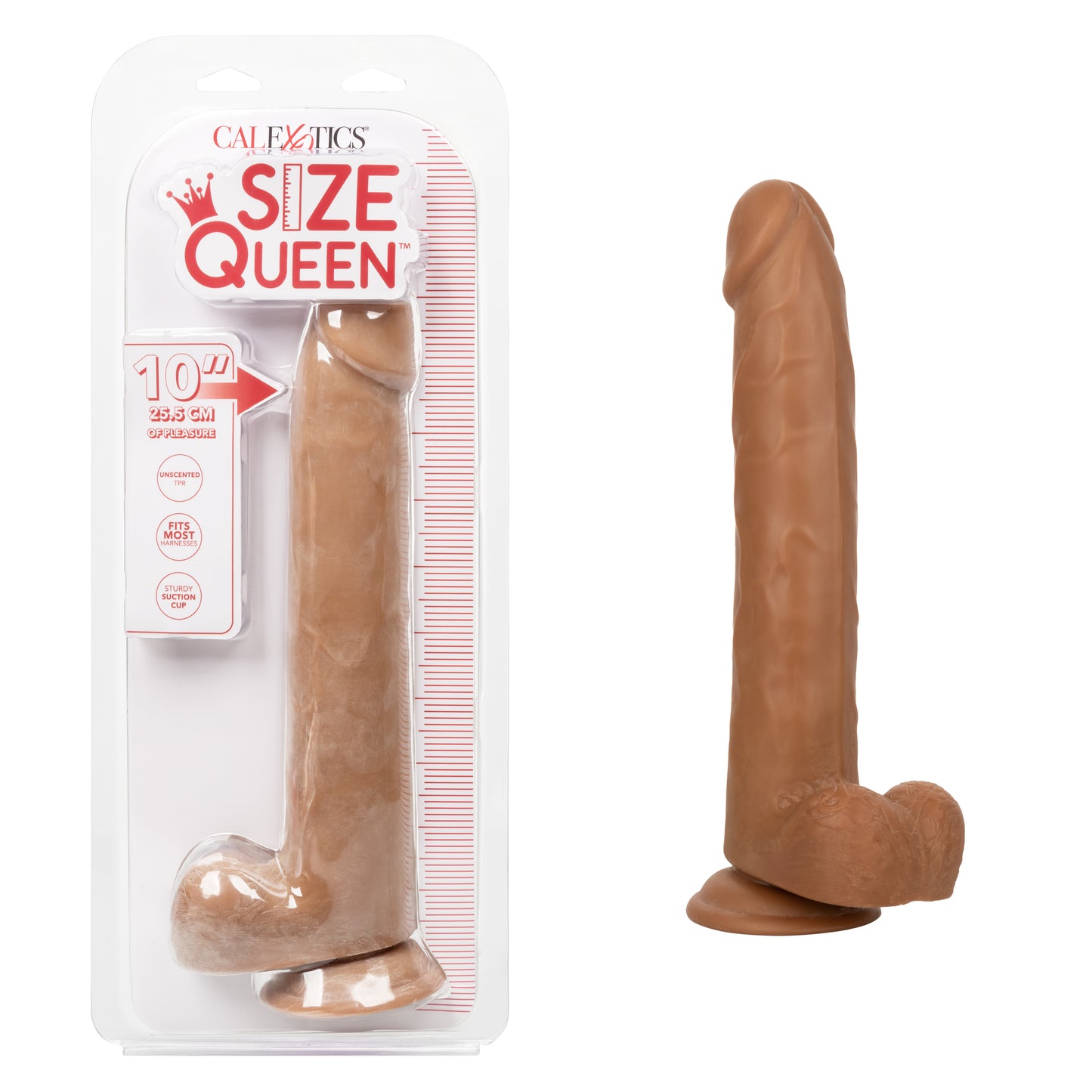 Size Queen® 10"/25.5 cm - Brown