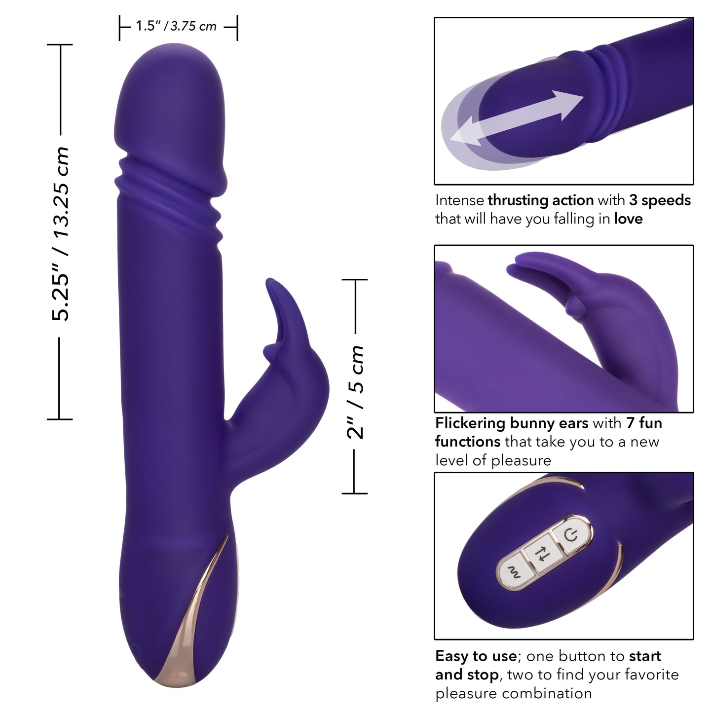 Jack Rabbit® Signature Silicone Thrusting Rabbit