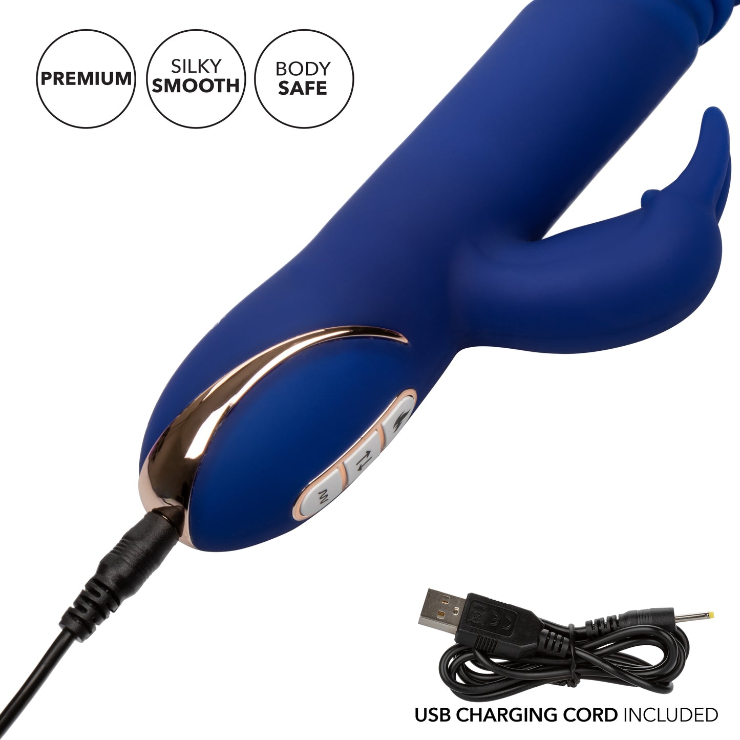 Jack Rabbit® Signature Heated Silicone Thrusting "G" Rabbit