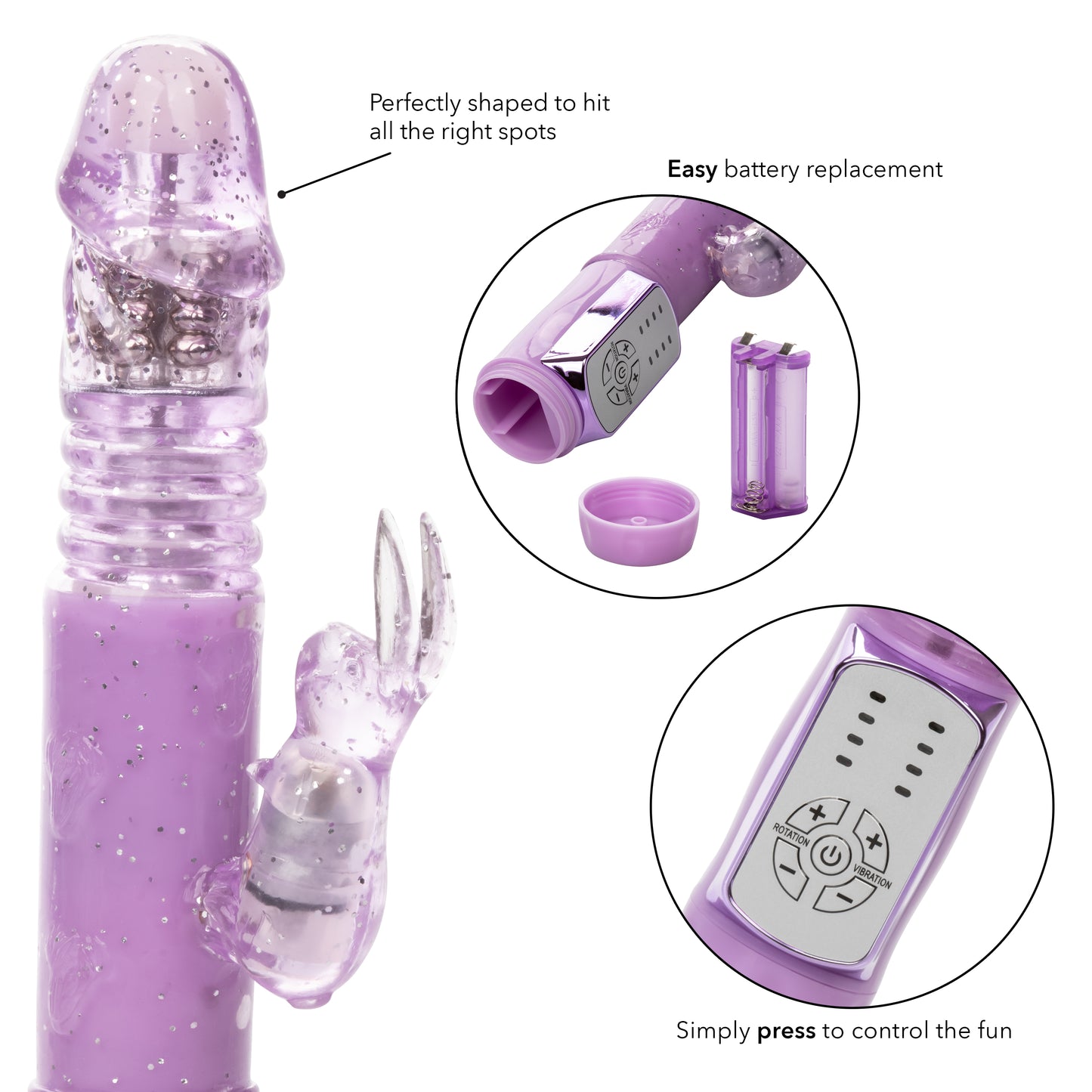 Jack Rabbit® Petite Thrusting Jack Rabbit® - Purple