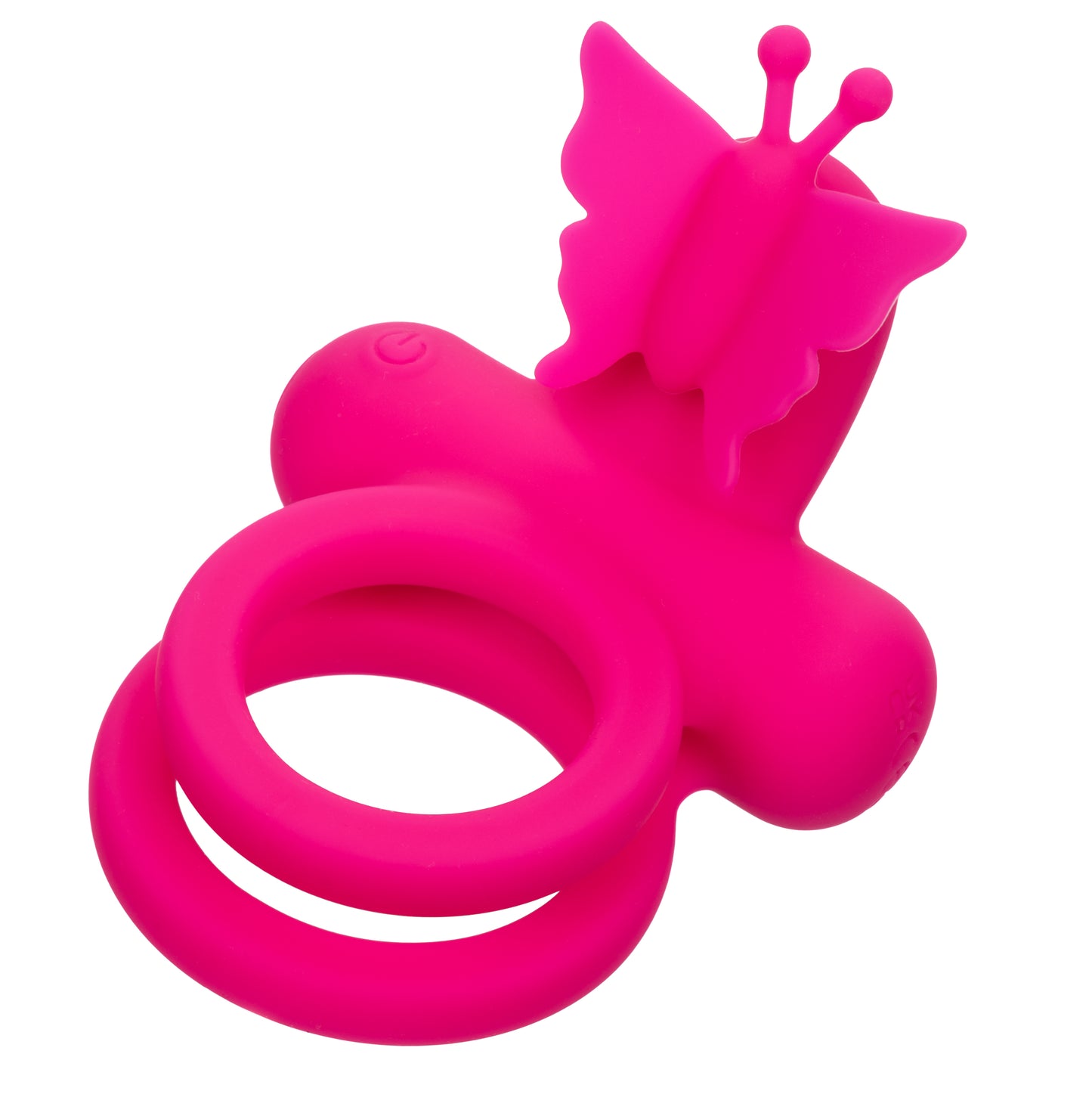 Silicone Rechargeable Dual Butterfly Ring
