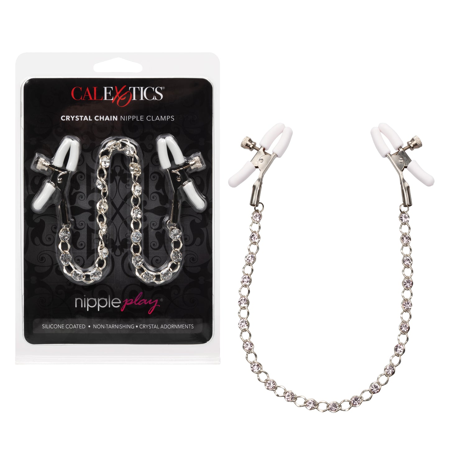 Nipple Play® Crystal Chain Nipple Clamps