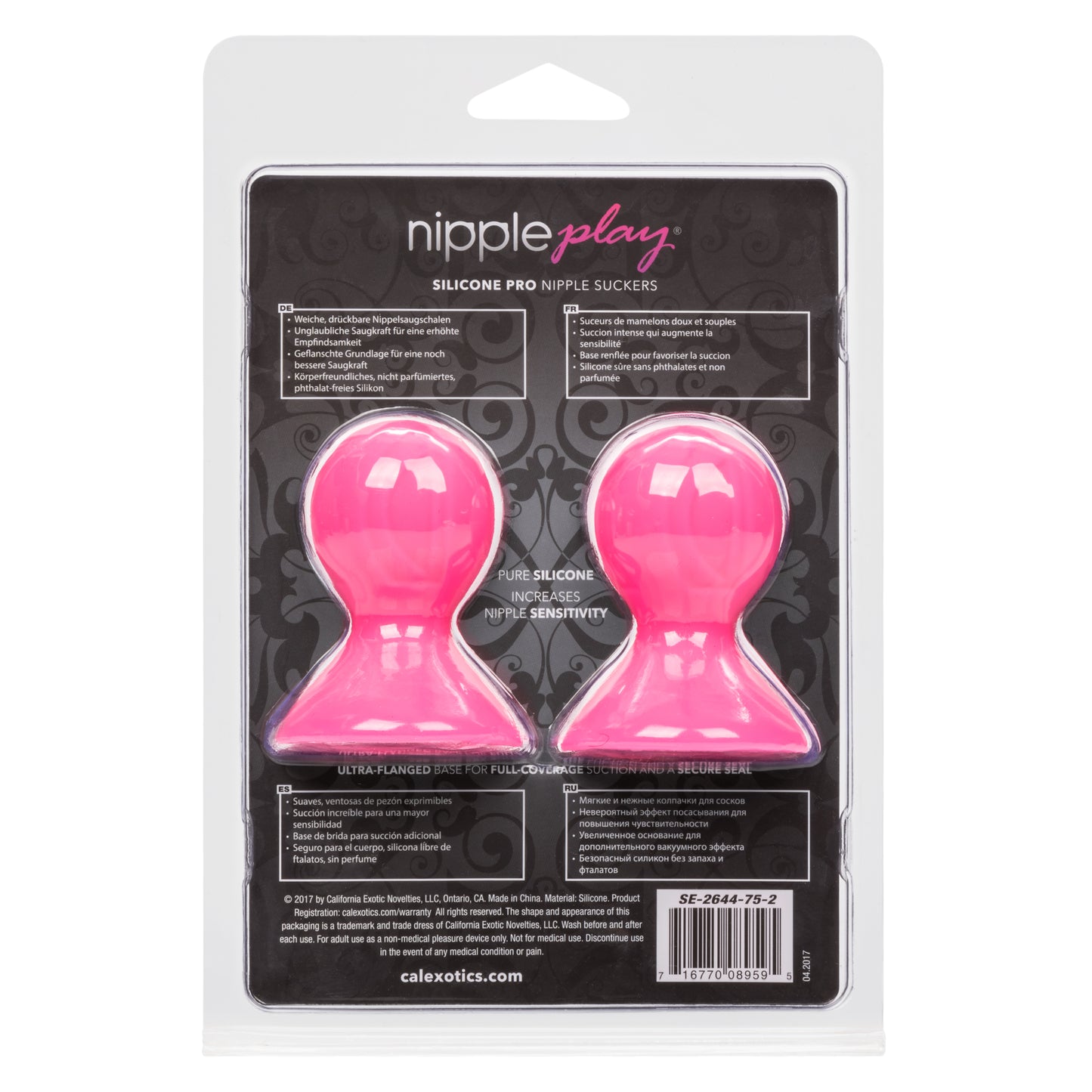 Nipple Play® Silicone Pro Nipple Suckers - Pink