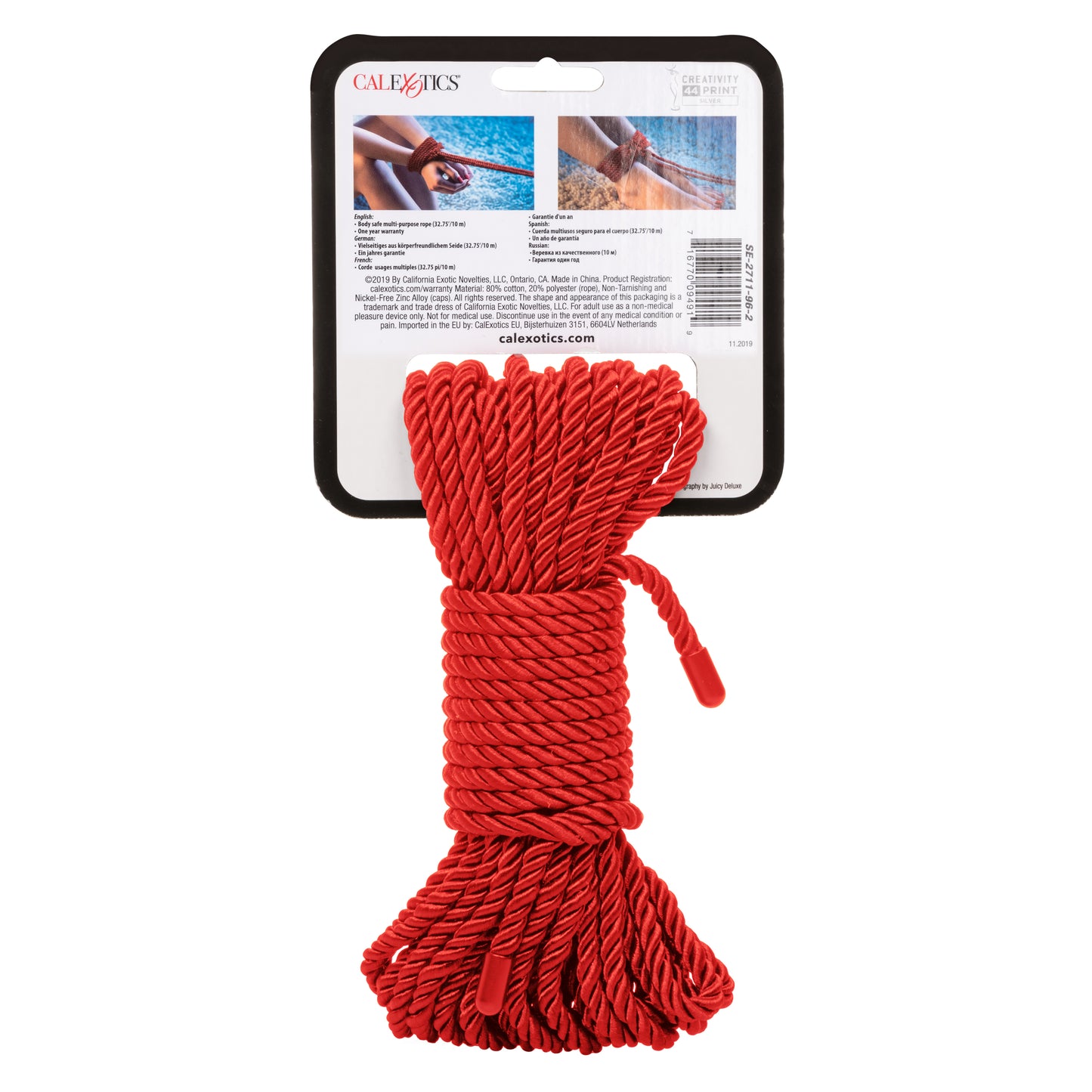 Scandal® BDSM Rope 32.75'/10 m - Red