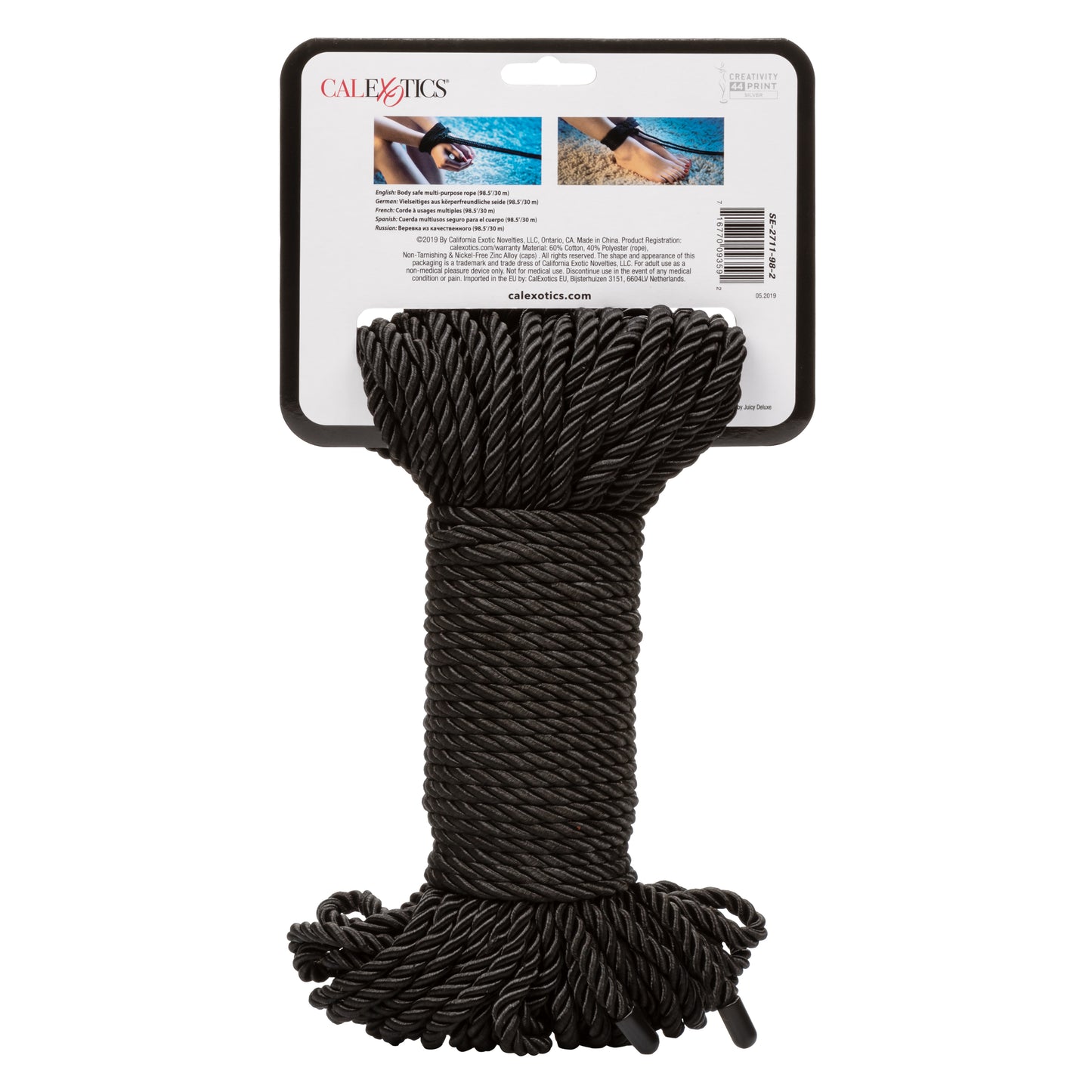 Scandal® BDSM Rope 98.5'/30 m - Black