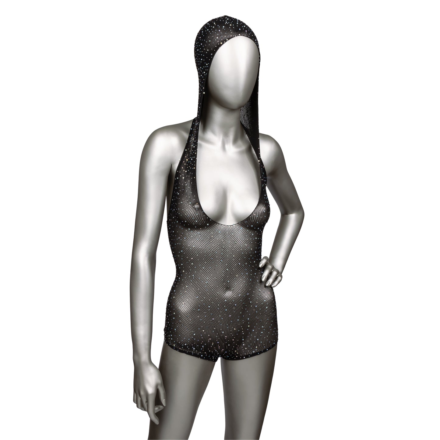 Radiance™ Plus Size Hooded Deep V Body Suit