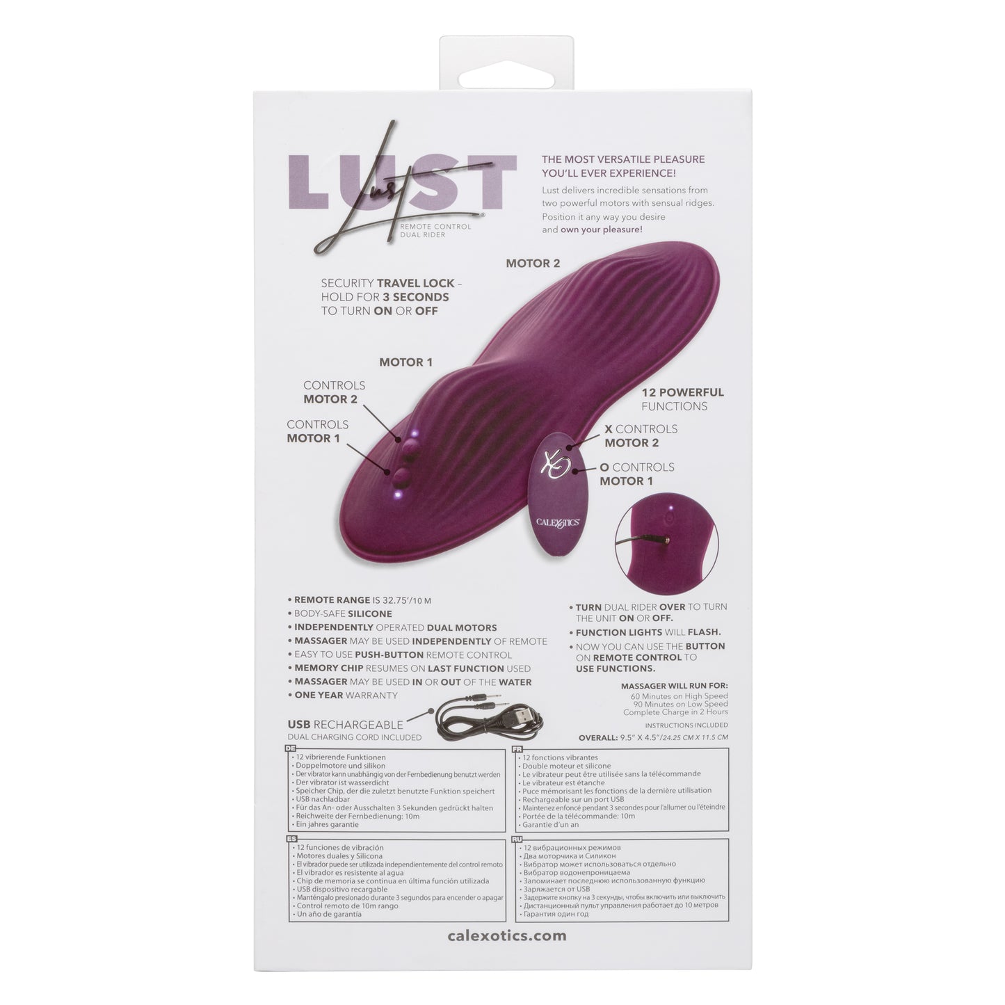 LUST® Remote Control DUAL RIDER™