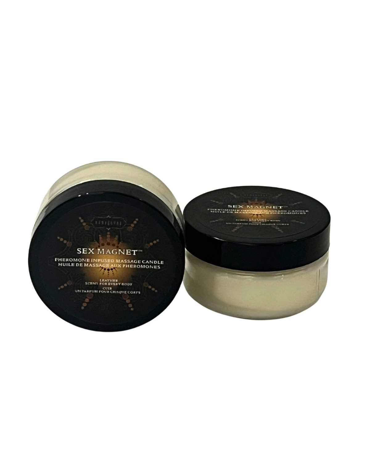 SEX MAGNET™ Leather Pheromone Massage Candle: 2oz