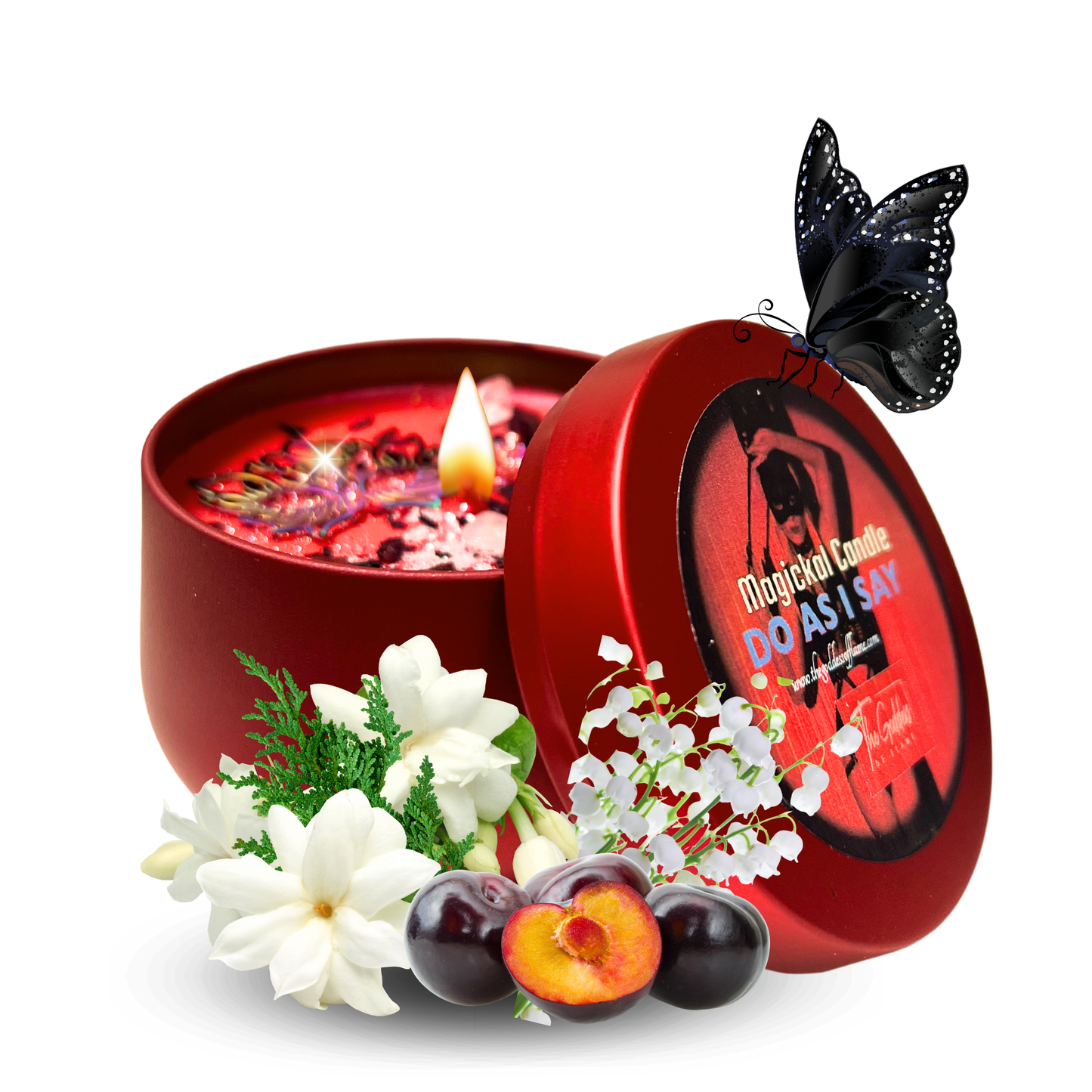 Do As I Say Love Spell Magic Candle: Red / Small 4oz