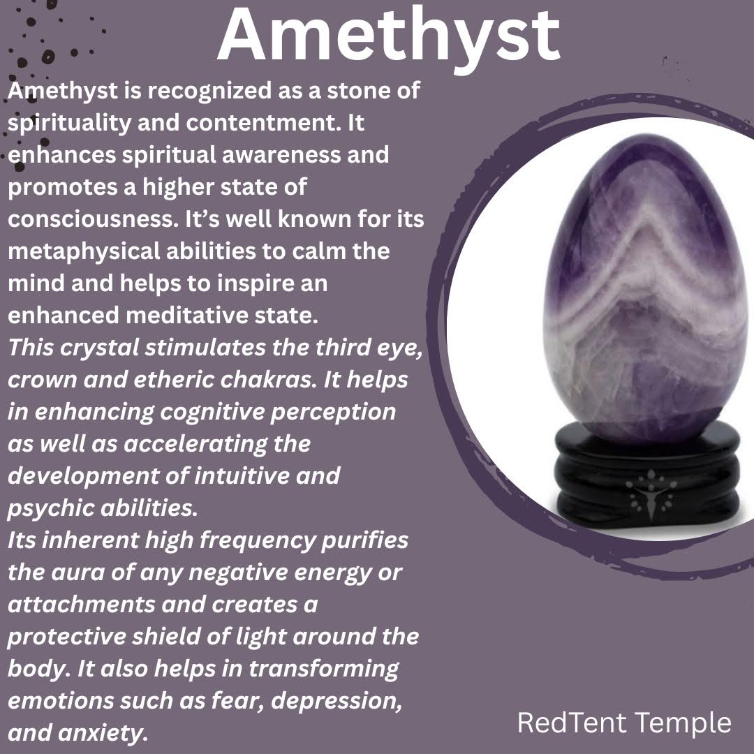 Crystal Yoni egg/AMETHYST