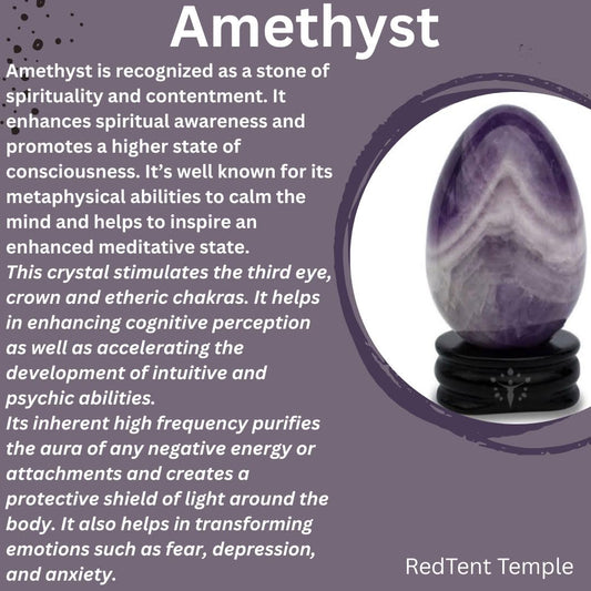 Crystal Yoni egg/AMETHYST