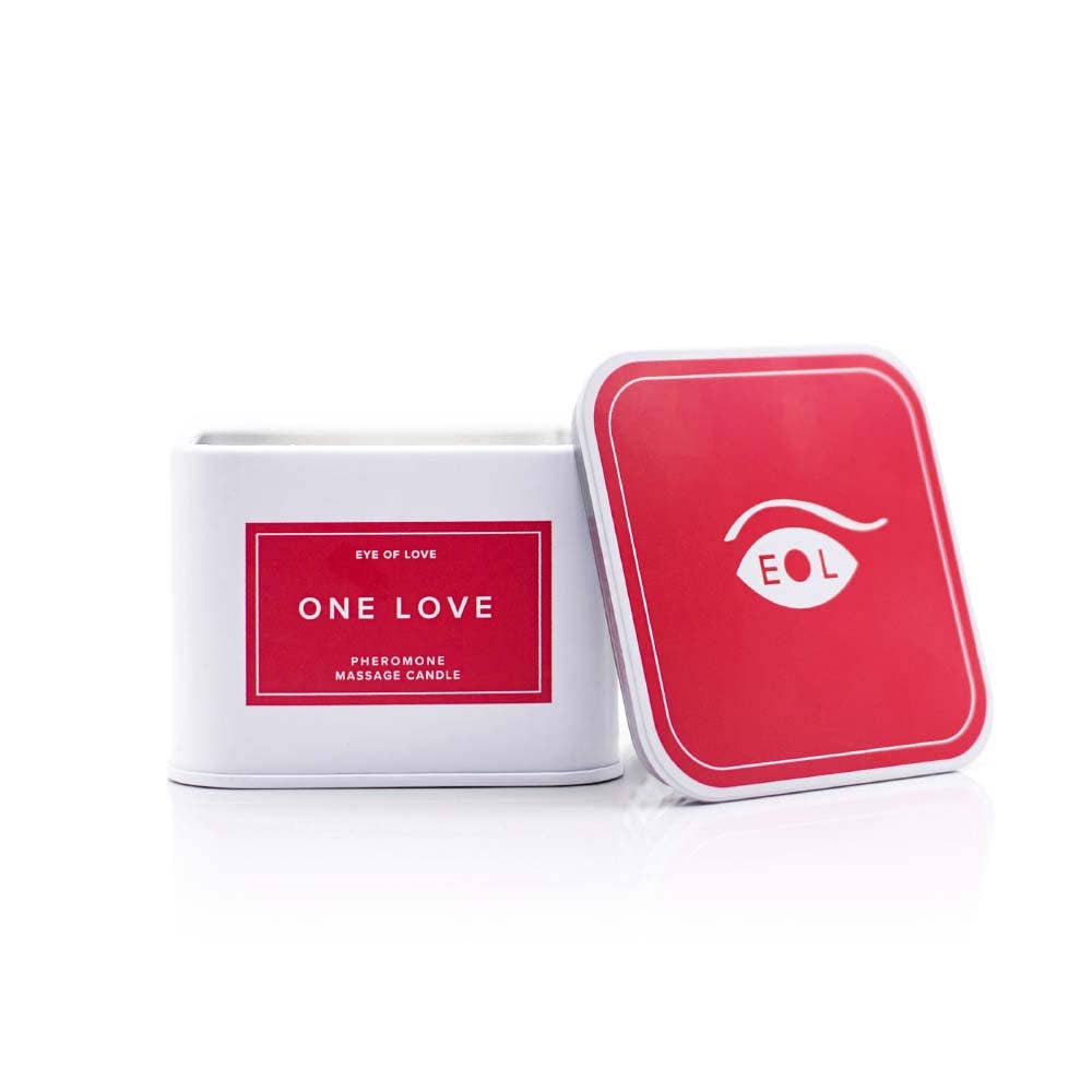 One Love Massage Candle + Free Pheromone Parfum Sample