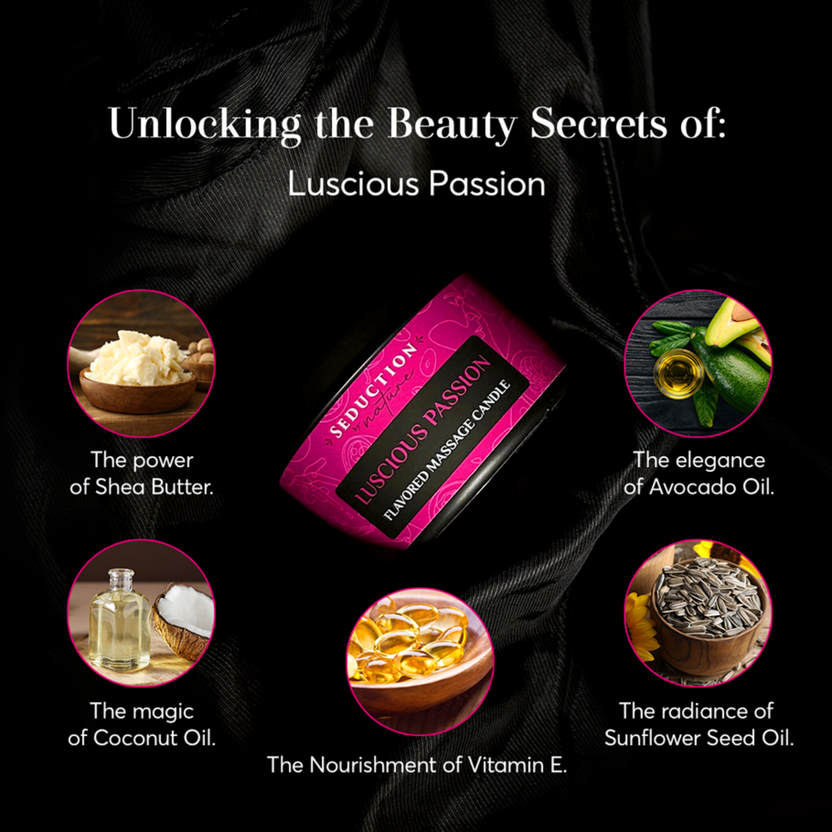 Luscious Passion - Kissable Massage Candle