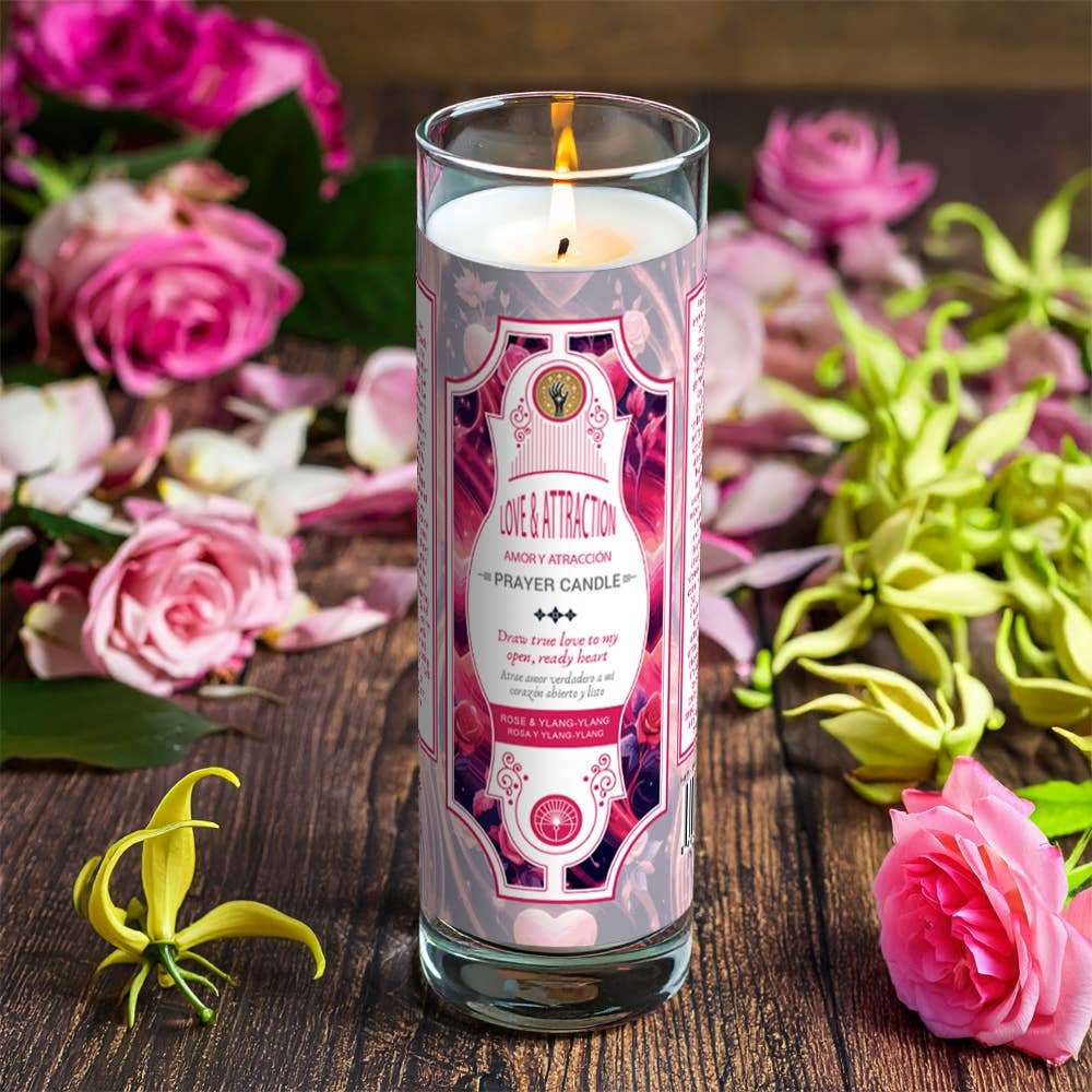 Love And Attraction Prayer Candle 8" (9.5 oz)