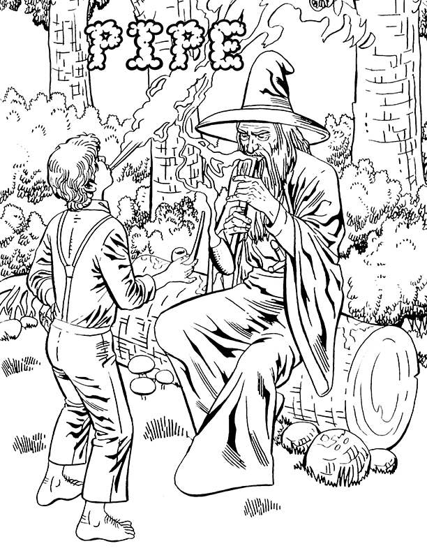 I Can Smoke Weed Out of That Coloring Book, CB-008: Green, White