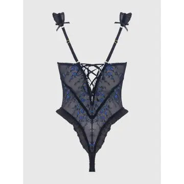 Harper Embroidered Mesh Teddy/XL