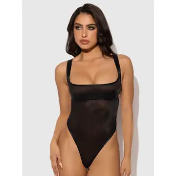 Christa Shimmer Mesh Bodysuit