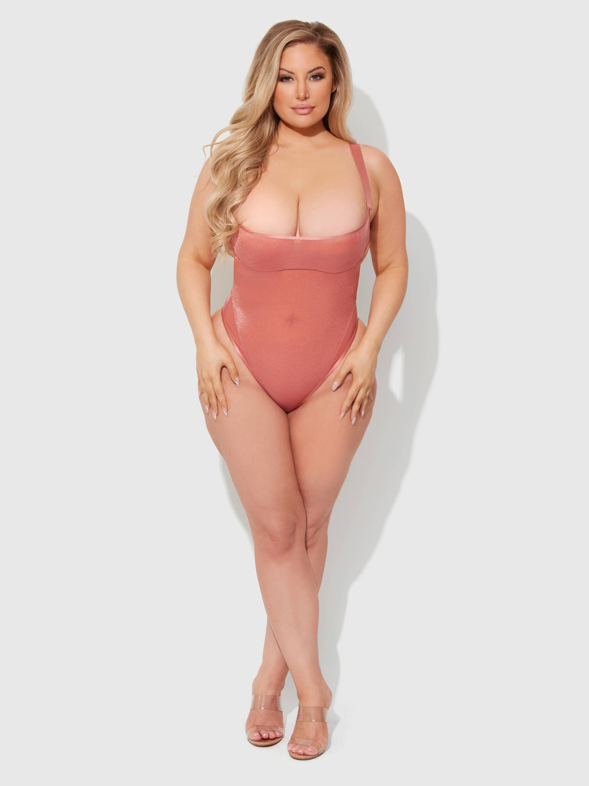 SHIMMER BABY BODYSUIT: Silver