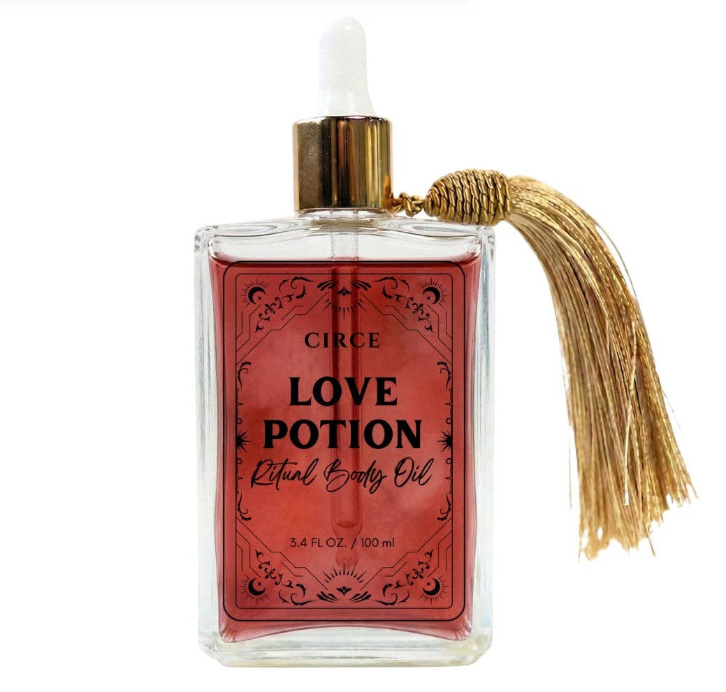 Love Potion Ritual Body Oil — Attraction & Self-Love Oil: 3.4 oz (Full Size)