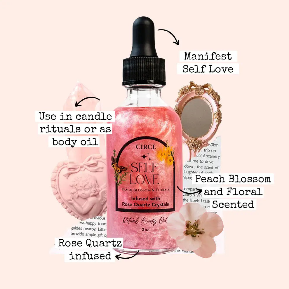 Self Love Ritual Body Oil - Peach Blossom and Florals