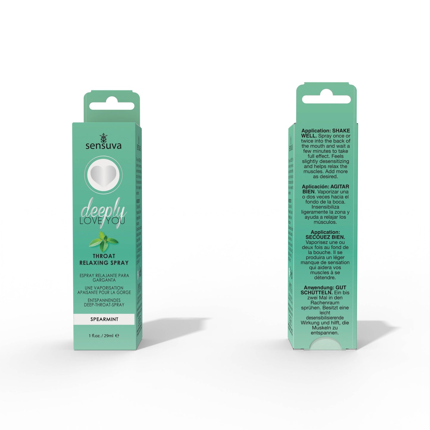 Deeply Love You Throat Relaxing Spray - Spearmint: Multi-Language(EN-ES-FR-DE)