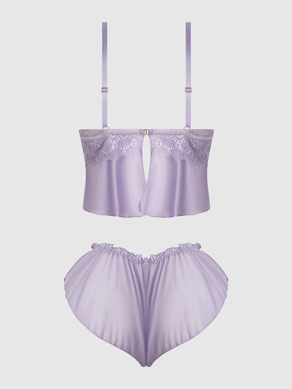 VIVIENNE TWO PIECE CAMI & TAP SHORT SET: LAVENDER / S