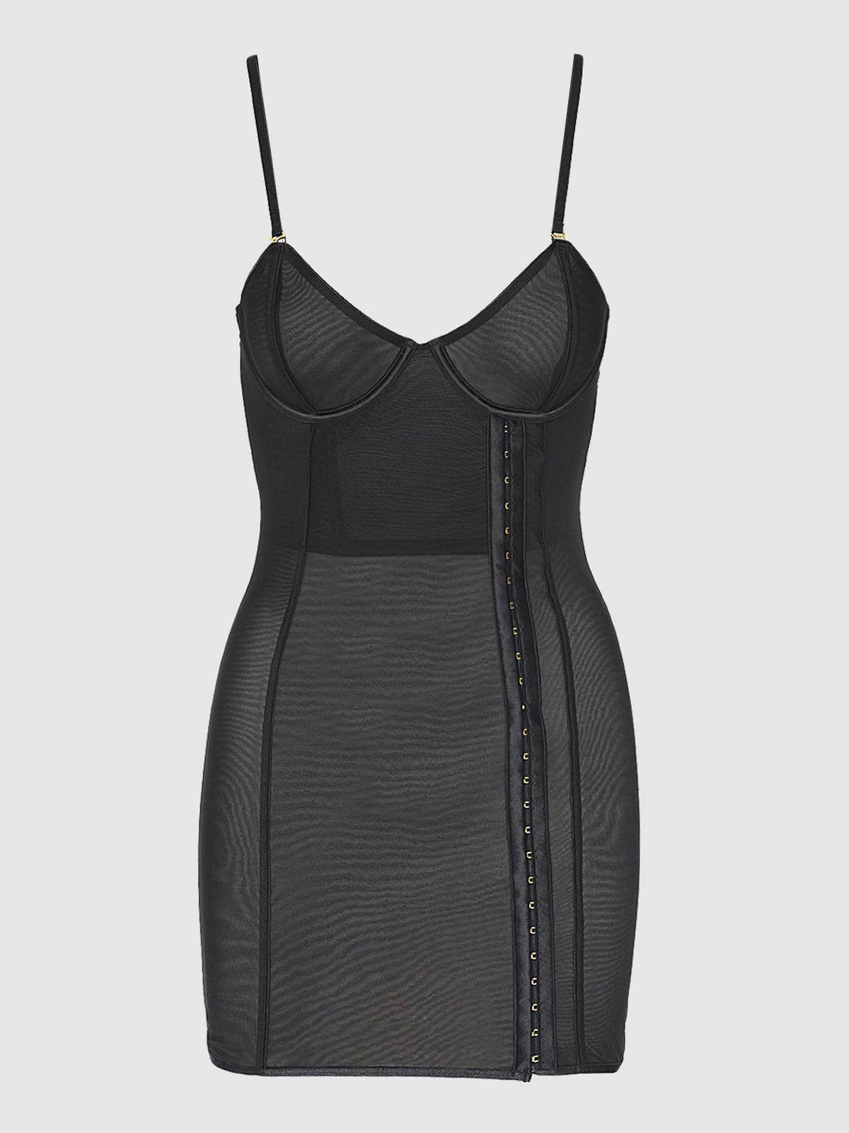 CHANTAL MESH CHEMISE & G-STRING SET