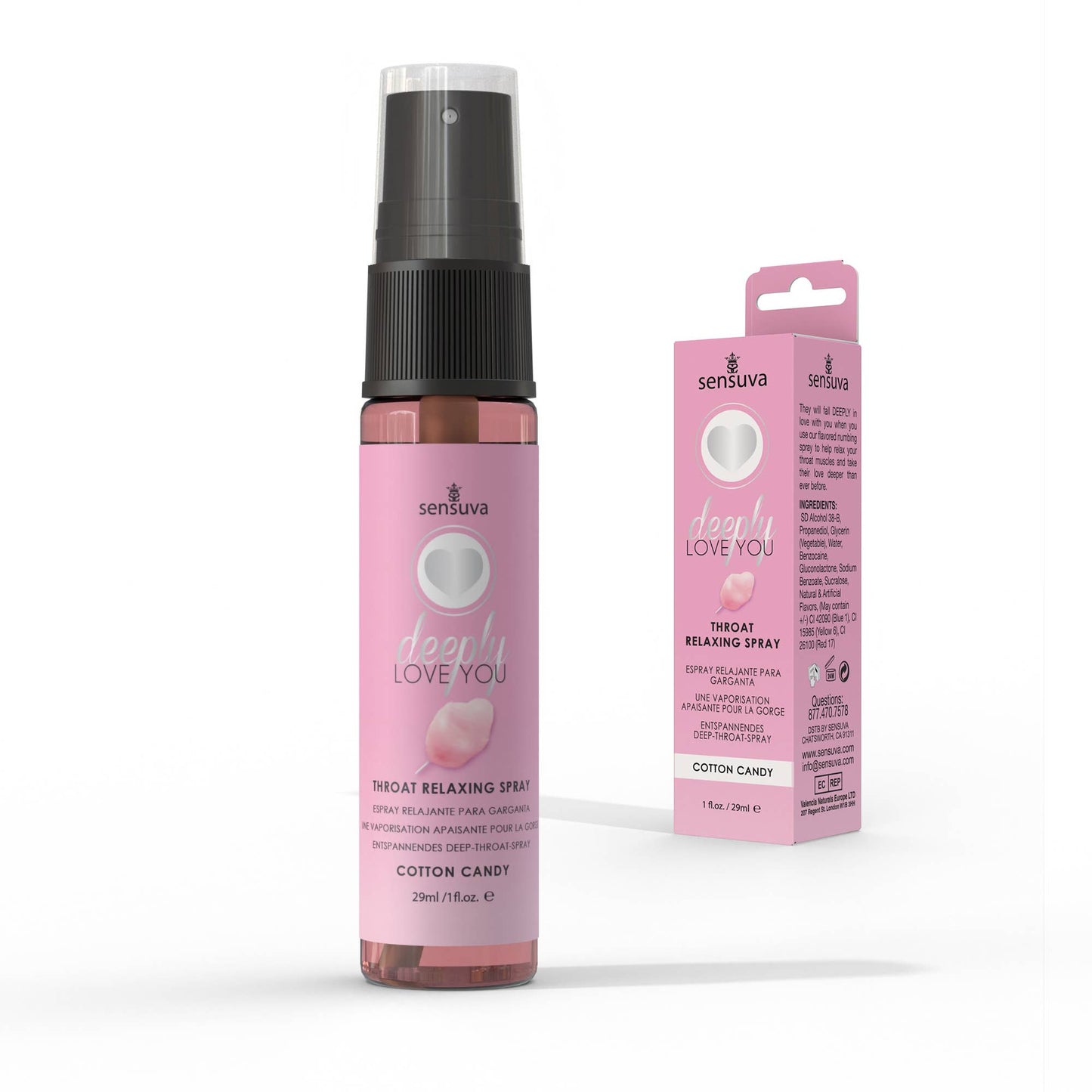 Deeply Love You Throat Relaxing Spray - Cotton Candy