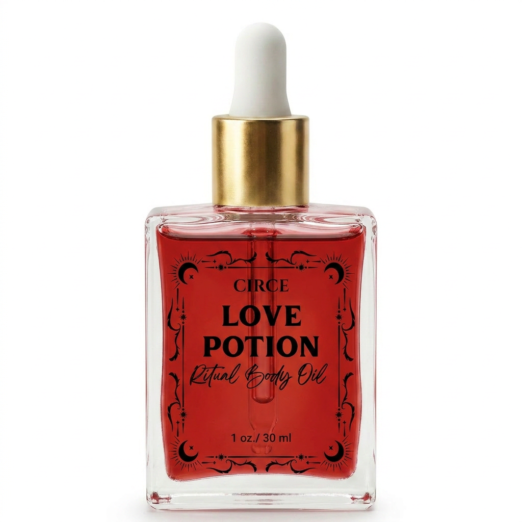 Love Potion Ritual Body Oil — Attraction & Self-Love Oil: 3.4 oz (Full Size)