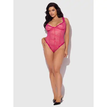Yvone Lace Wireless Bodysuit/M