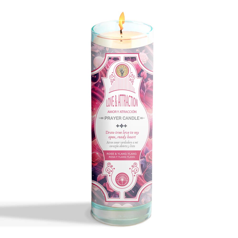 Love And Attraction Prayer Candle 8" (9.5 oz)