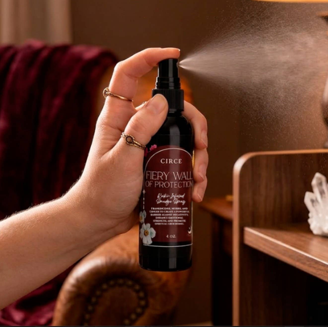 Fiery Wall of Protection Spray - Shielding 4oz
