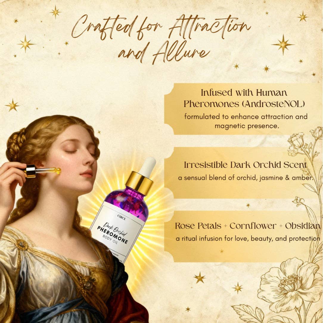 Dark Orchid Pheromone Body Oil 4oz