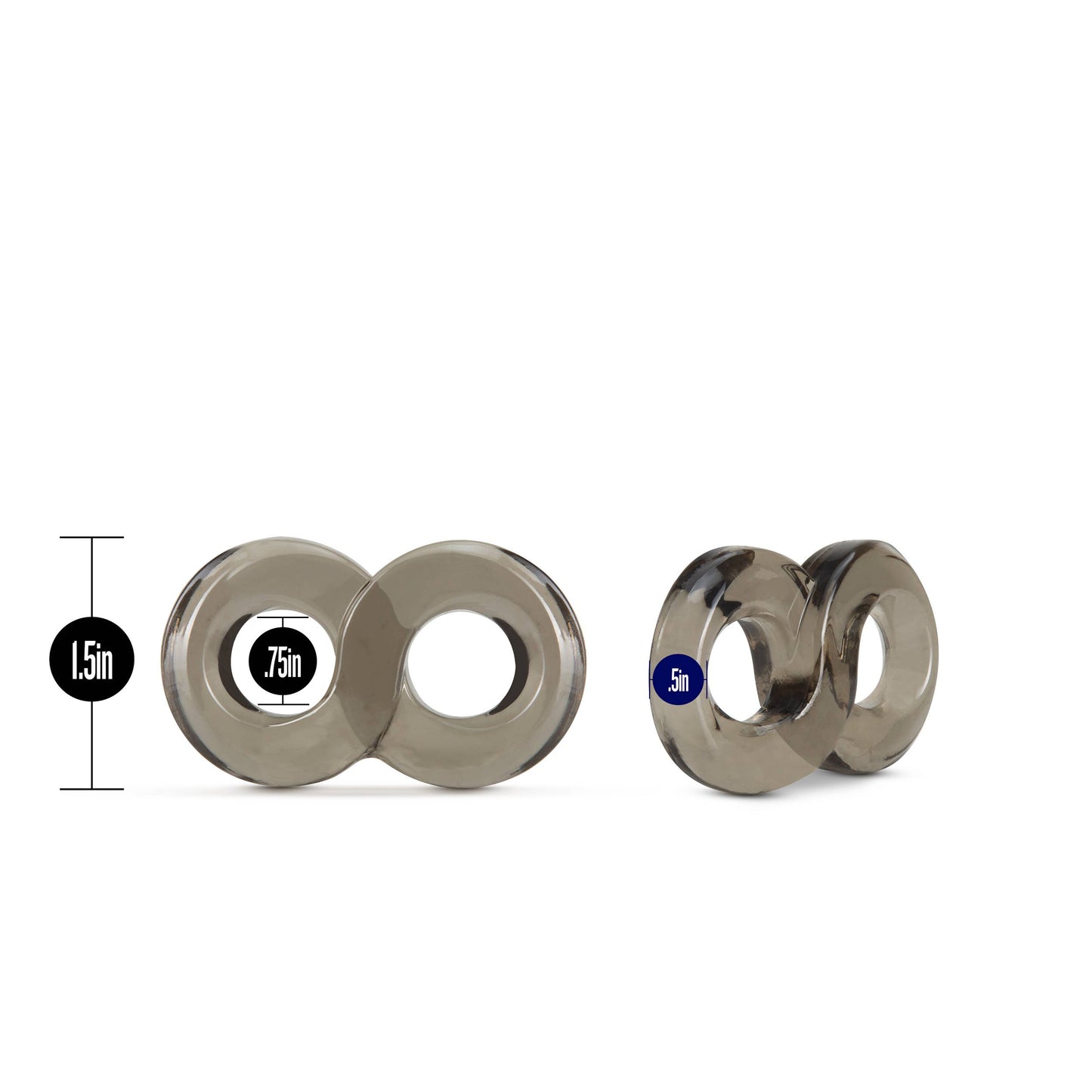 Stay Hard - Cock Ring and Ball Strap - Black