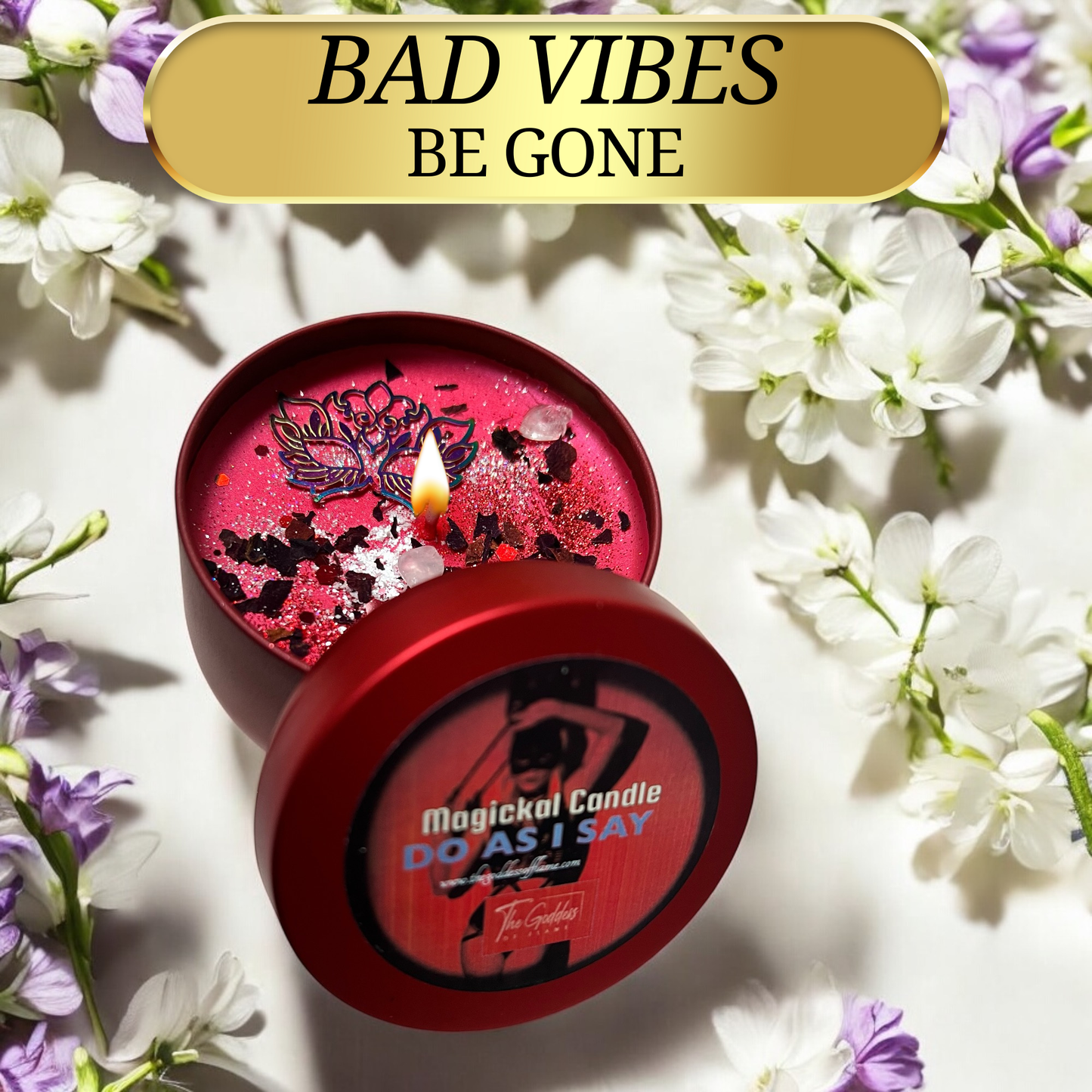 Do As I Say Love Spell Magic Candle: Red / Small 4oz