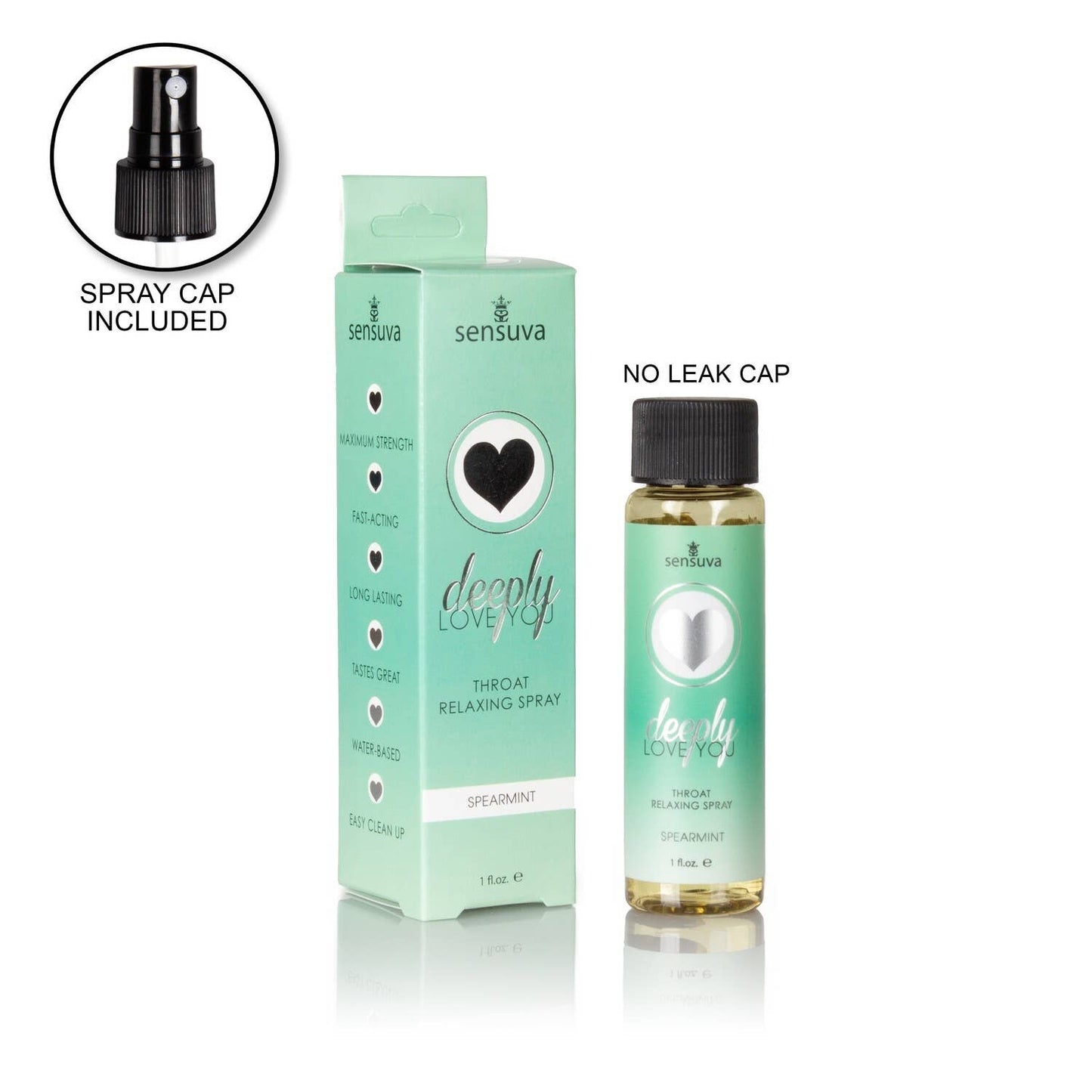 Deeply Love You Throat Relaxing Spray - Spearmint: Multi-Language(EN-ES-FR-DE)