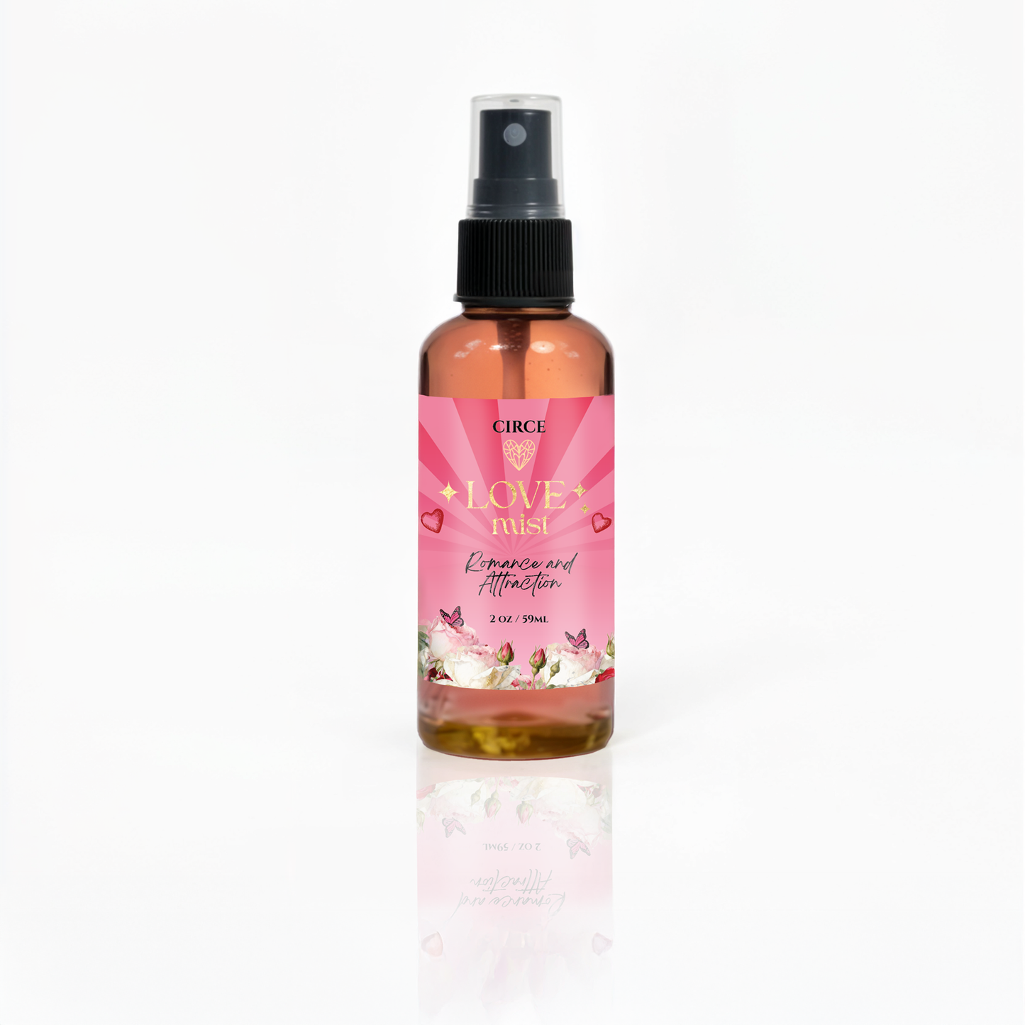 Love Mist – 2 oz Attraction & Heart Energy Spray | Rose & Jasmine - Wholesales