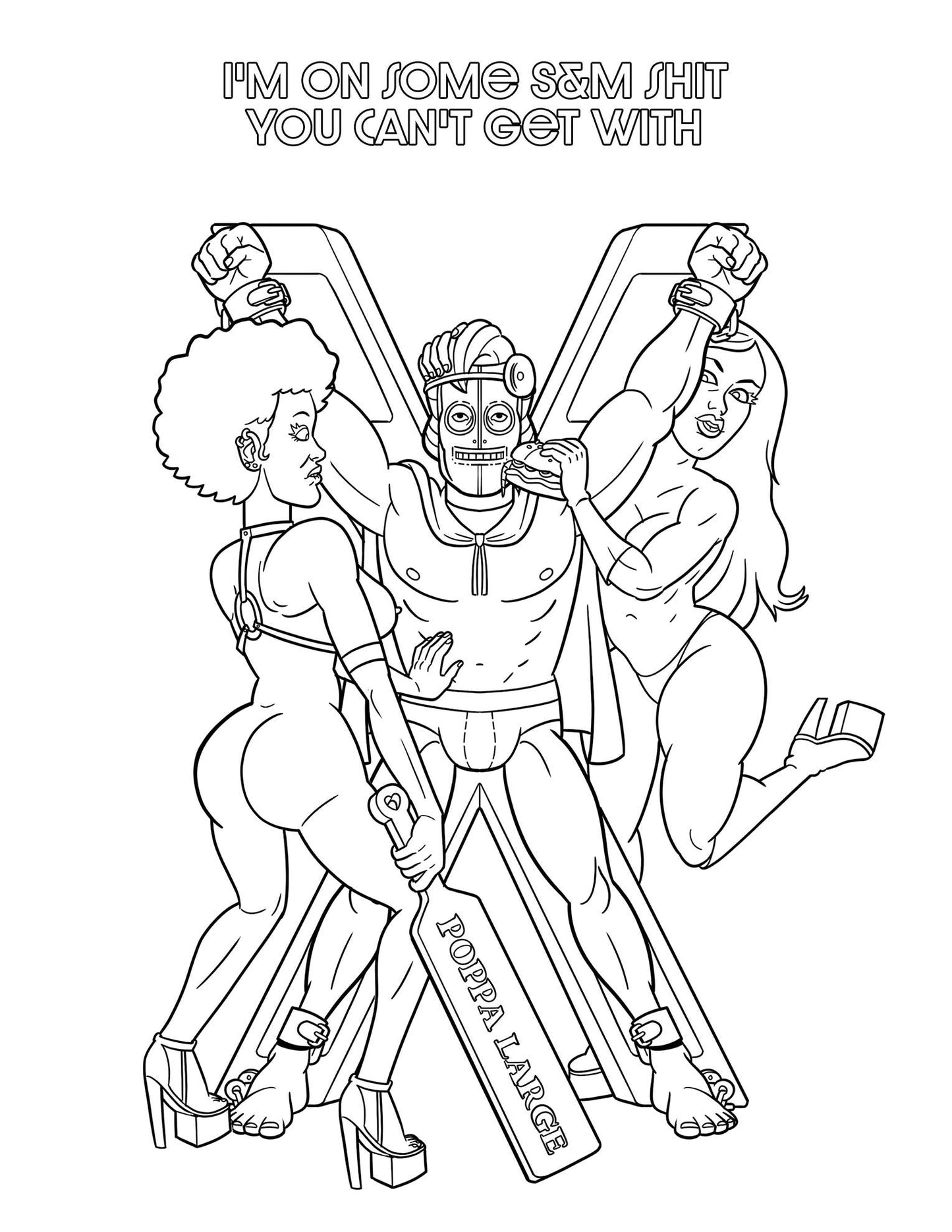 Kool Keith's Sex Style Coloring Book, CB-020: Blue, Brown