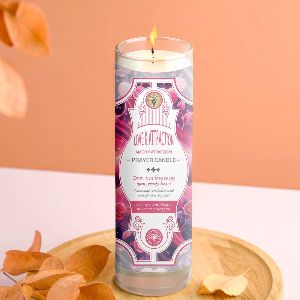 Love And Attraction Prayer Candle 8" (9.5 oz)
