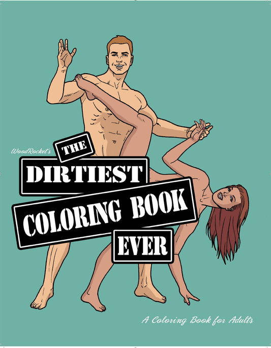 Dirtiest Coloring Book Ever, DSB-001: Aquamarine, Black