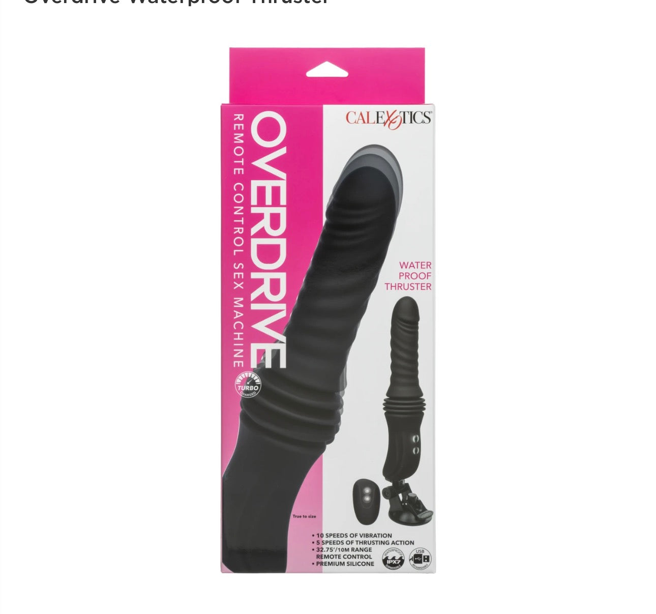 Overdrive Waterproof Thruster